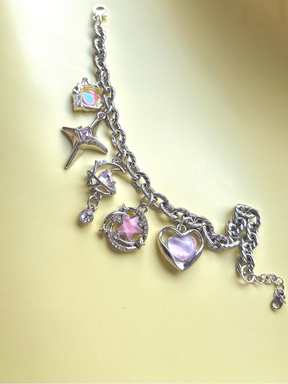 Silver Charm Bracelet